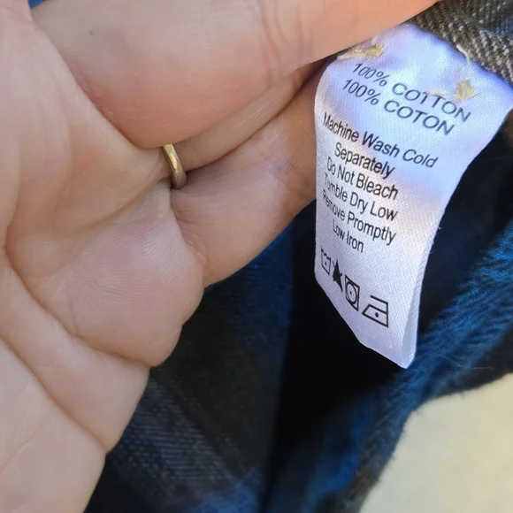 Ledendary Whitetails Mens Blue Flannel Shirt - Picture 8 of 9